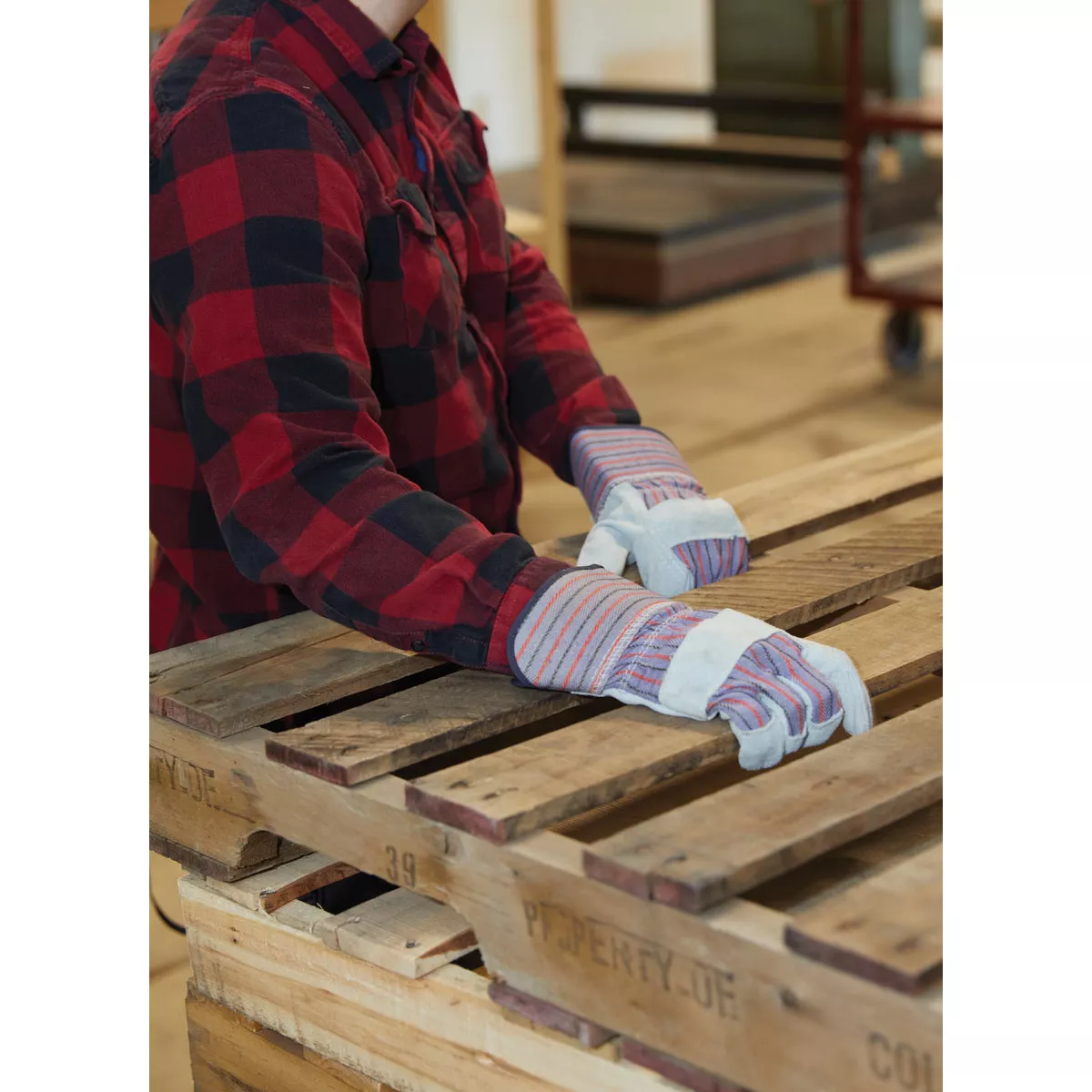 Do it Best Men's Large Lightweight Leather Work Glove (3-Pack) - photo 2