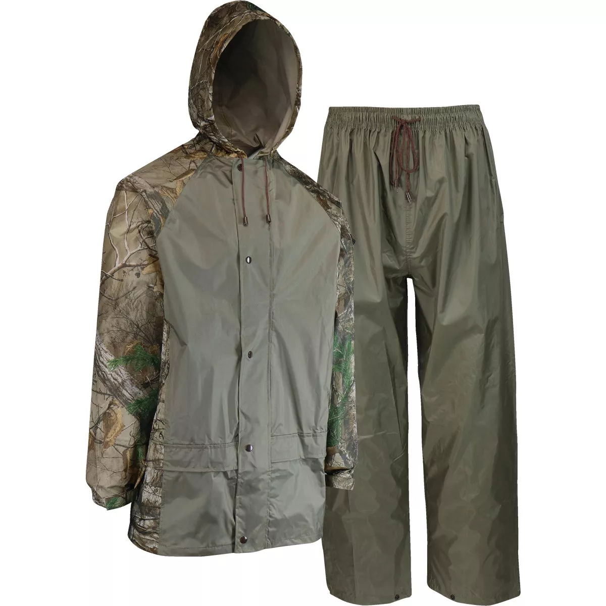 West Chester Protective Gear Large 2-Piece RealTree Camo Polyester Rain Suit