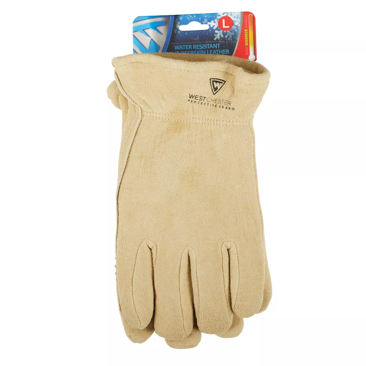 West Chester Protective Gear Men's Large Deerskin Leather Winter Work Glove - photo 2