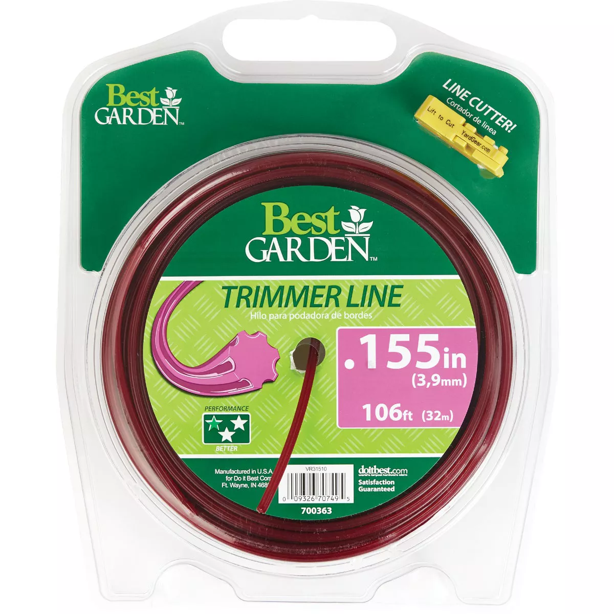 Best Garden 0.155 In. x 106 Ft. Universal Geared Trimmer Line