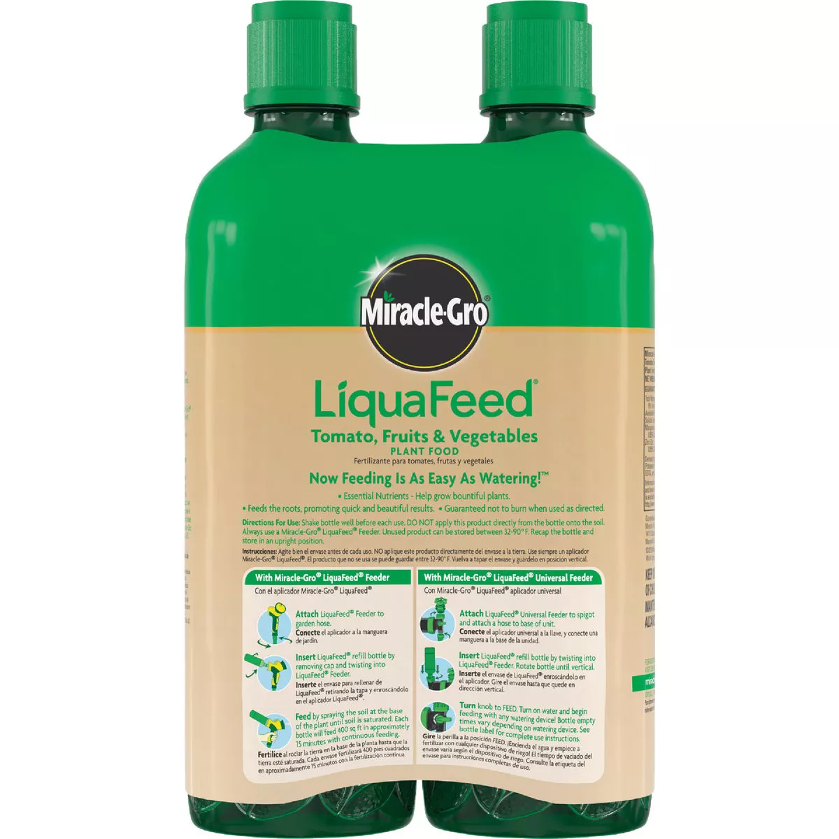 Miracle-Gro LiquaFeed 16 Oz. Liquid Tomato, Fruits & Vegetables Plant Food (2-Pack) - photo 2