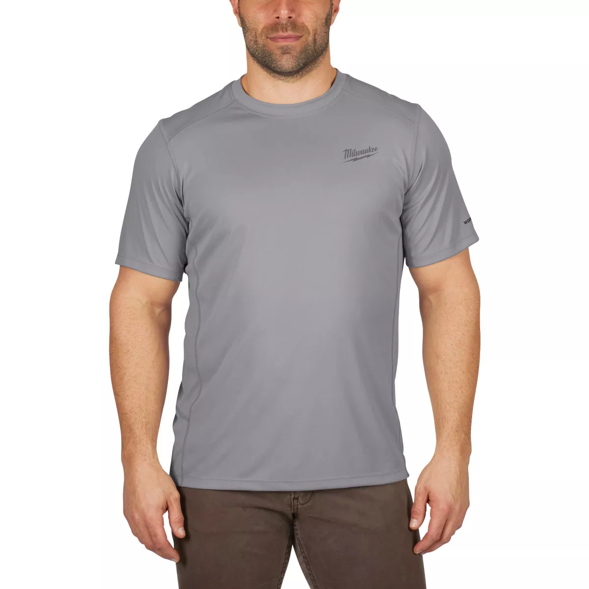 Milwaukee Workskin 2XL Gray Short Sleeve Men's Lightweight Performance Shirt
