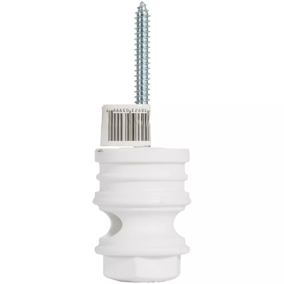 Dare Screw-On White Polyethylene Hex Head Electric Fence Insulator - photo 2