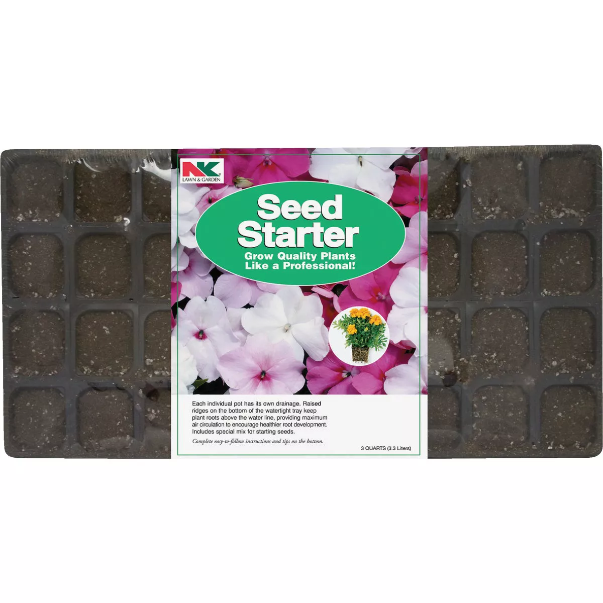 Ferry Morse 36-Cell 22 In. W. x 11 In. D. Seed Starter Kit