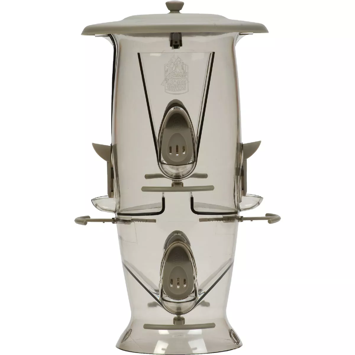 Stokes Select Abundance Gray Plastic 6 Lb. Capacity Tube Bird Feeder