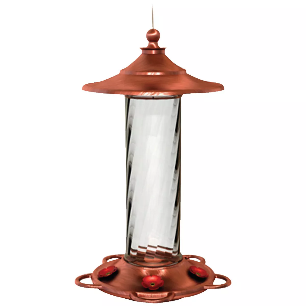 More Birds Prestige 13 Oz. Glass Hummingbird Feeder