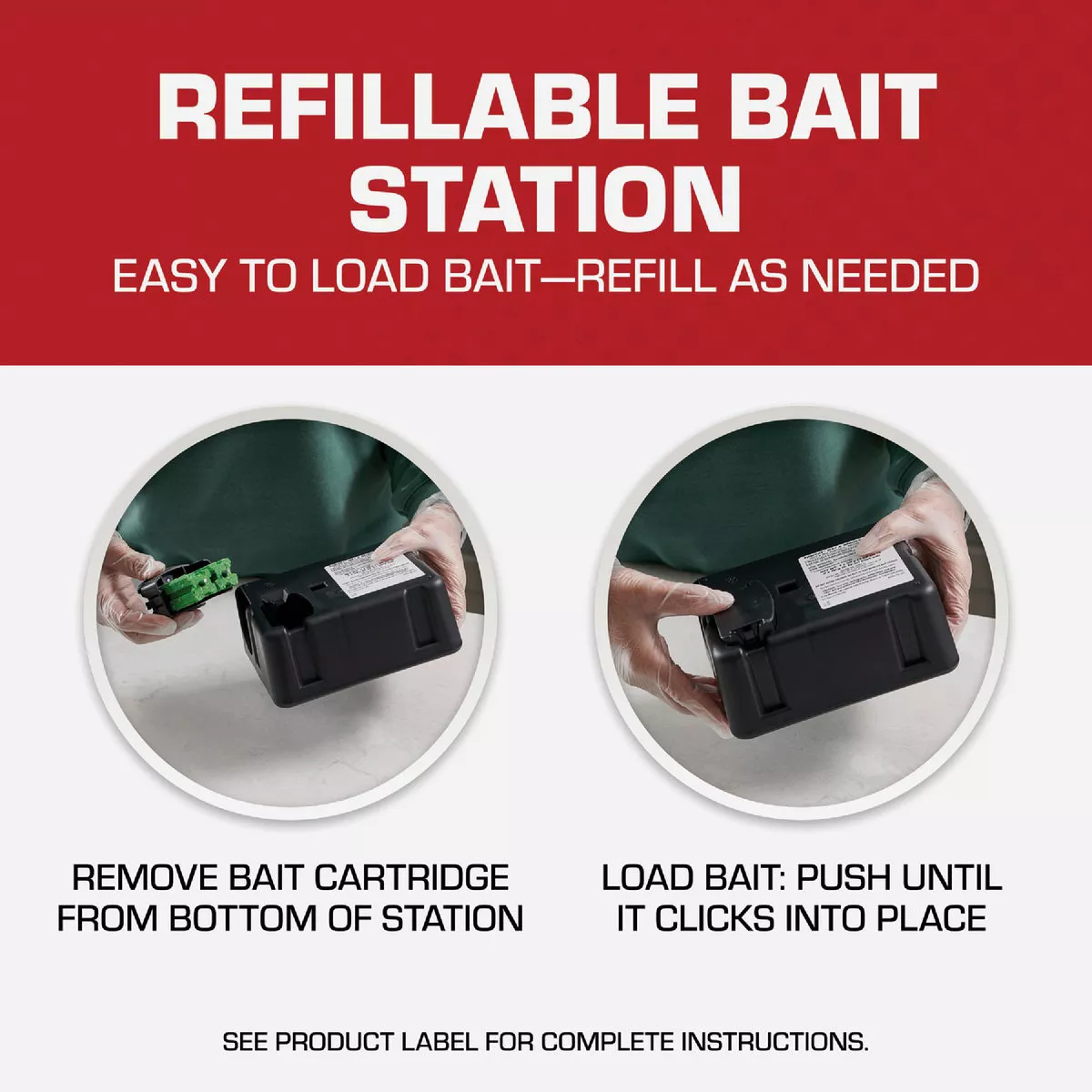 TOMCAT Refillable Bait Station Rat & Mouse Killer (15-Refill) - photo 5