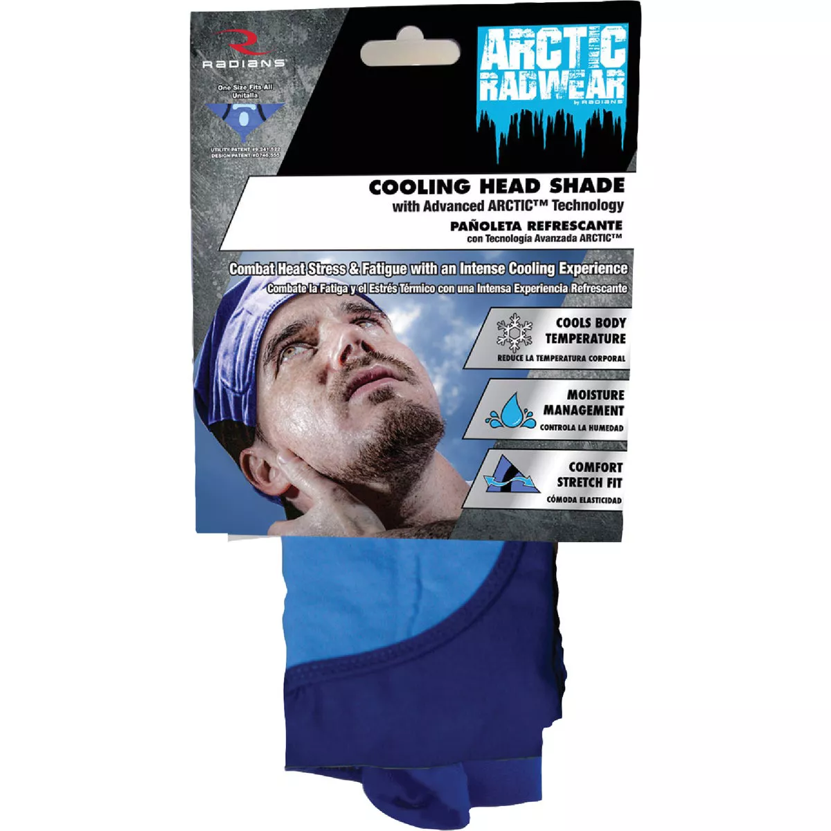 Radians Arctic Radwear Blue Paisley Cooling Head Shade - photo 2