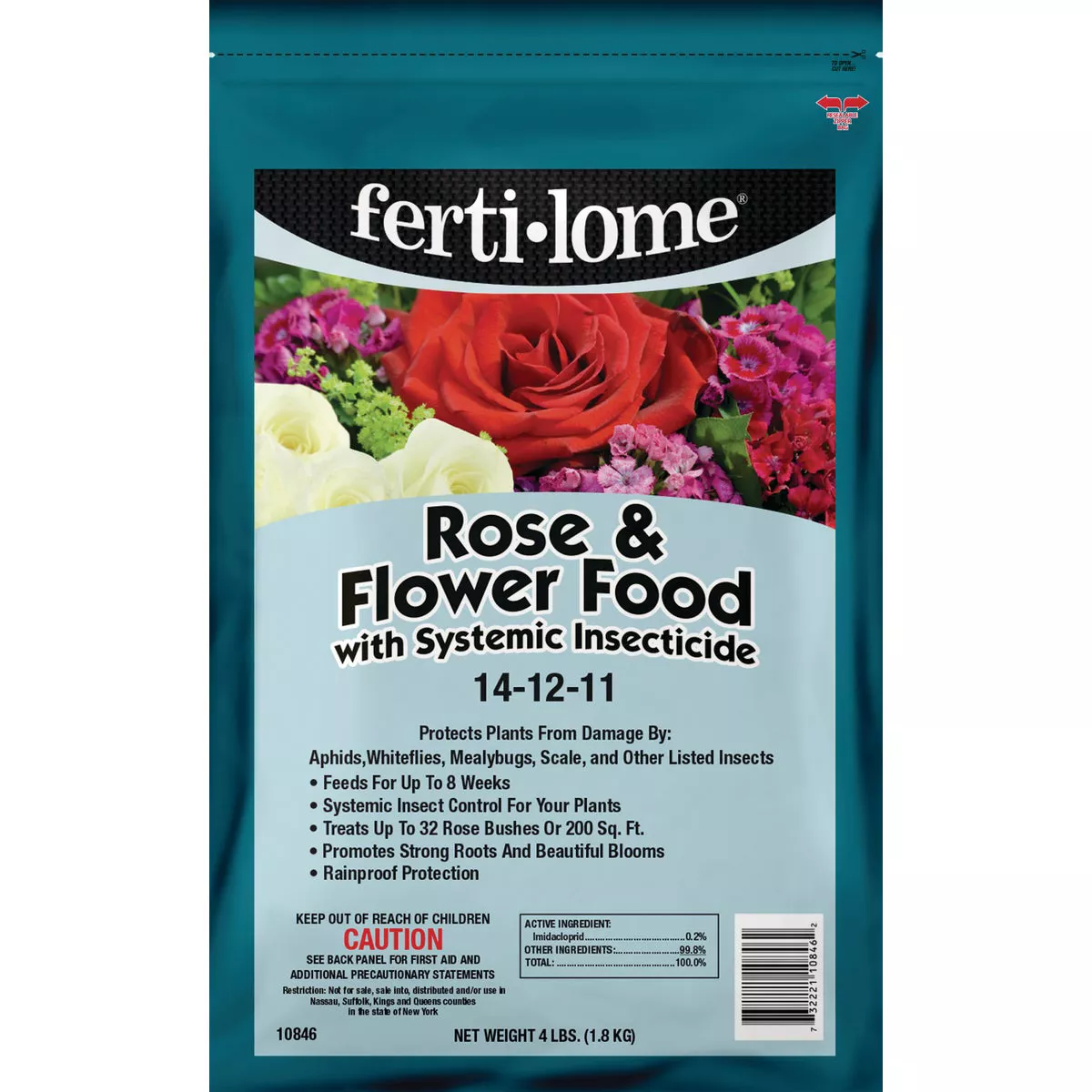 Ferti-lome 3.25 Lb. 14-12-11 Rose & Flower Dry Plant Food