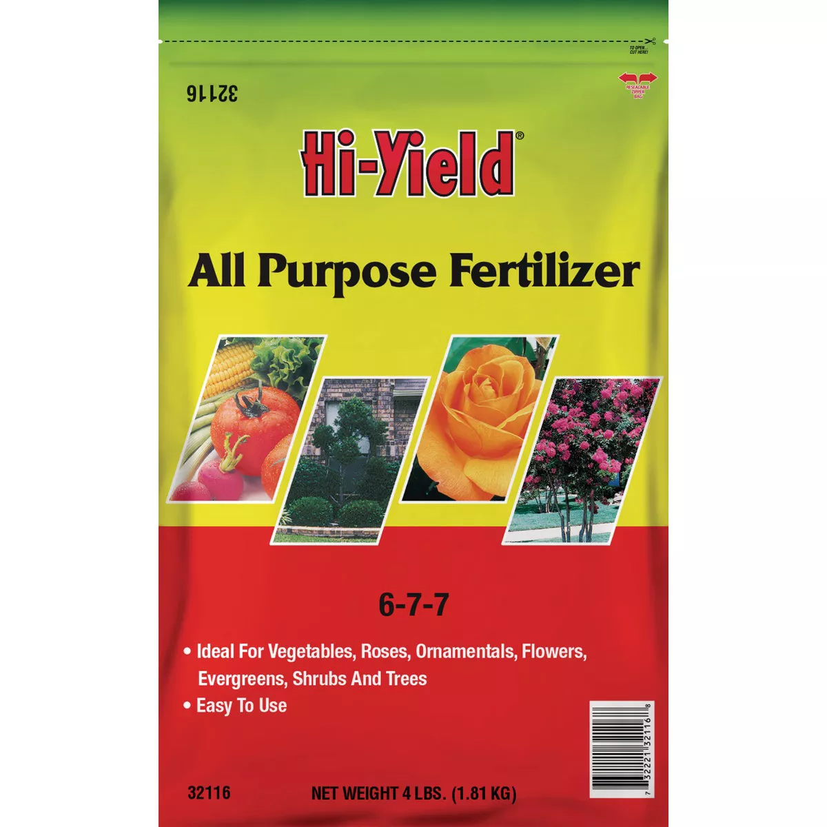 Hi-Yield 3.25 Lb. 6-7-7 Dry Plant Food All-Purpose Fertilizer