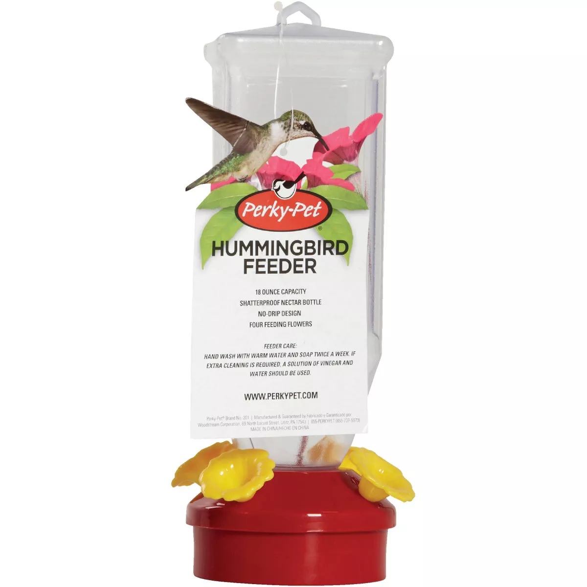 Perky-Pet 18 Oz. Plastic Lantern Hummingbird Feeder - photo 2