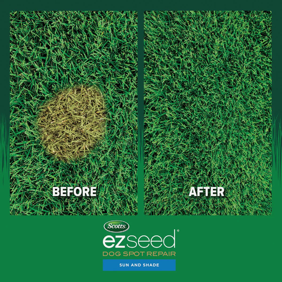 Scotts EZ Seed 2 Lb. Sun & Shade Dog Spot Repair Mulch, Seed and Soil Amendment Combination - photo 7