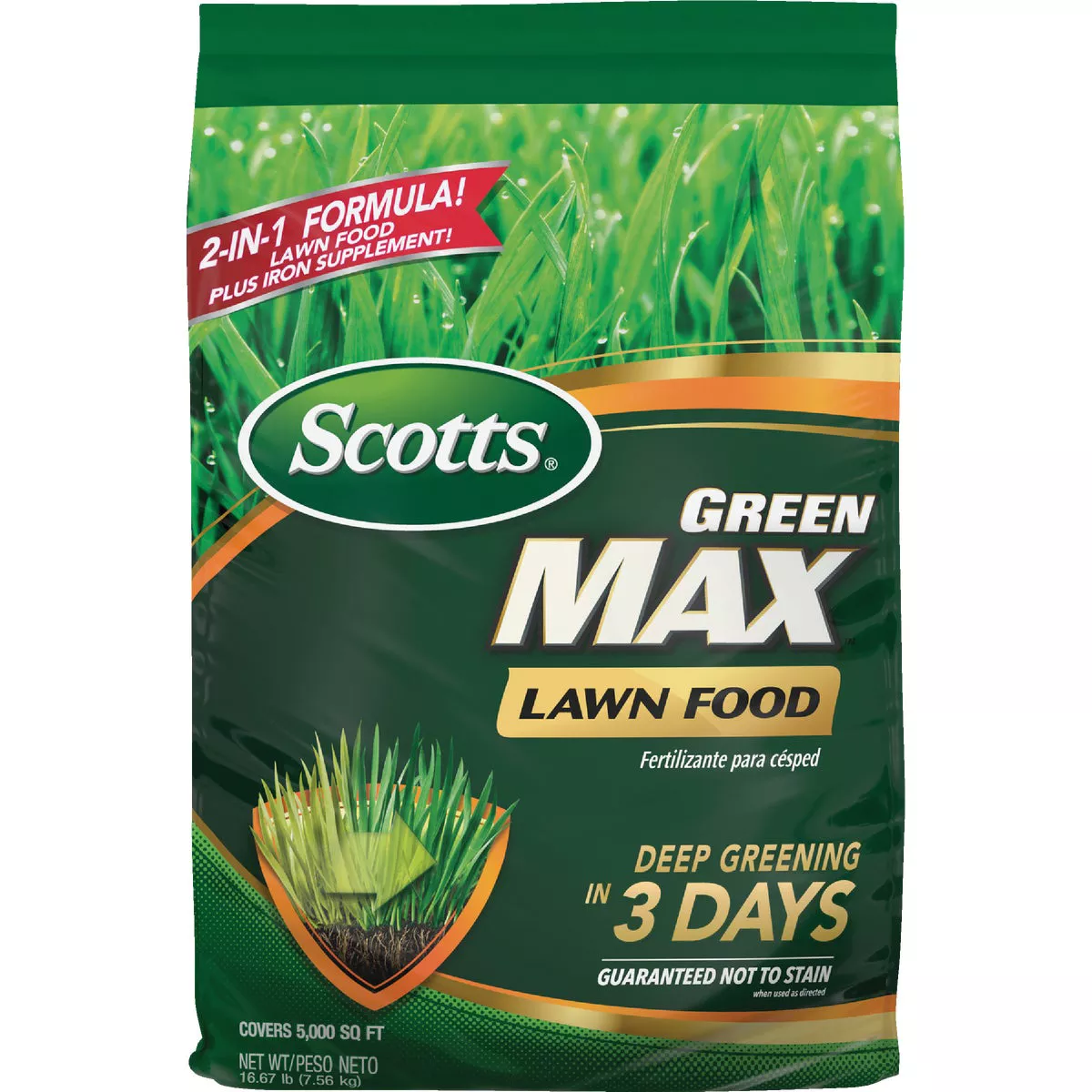 Scotts Green Max 16.9 Lb. 5000 Sq. Ft. Lawn Food