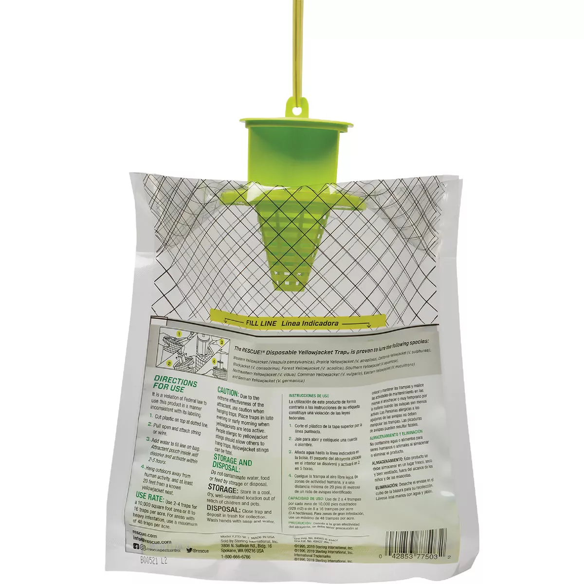 Rescue Disposable Yellow Jacket Trap, Western Version - photo 5
