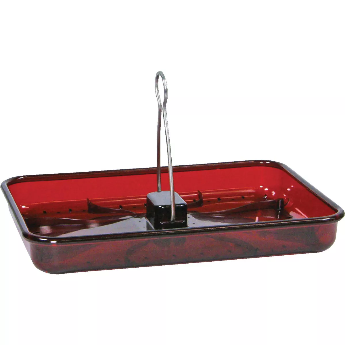 Stokes Select Red Plastic 2.5 Lb. Capacity Platform Bird Feeder - photo 3