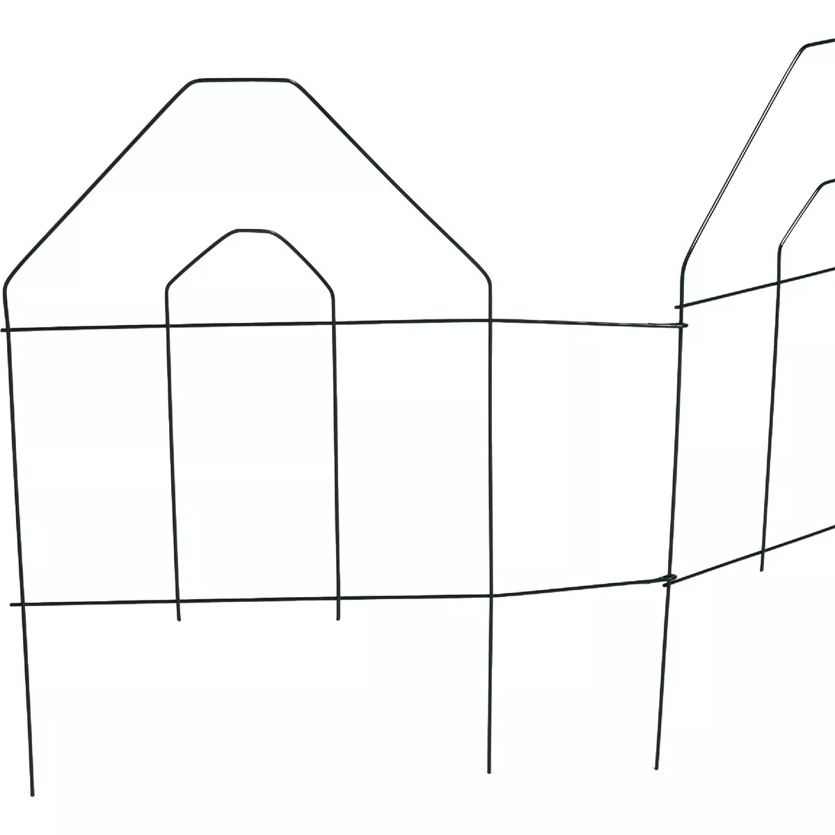 Best Garden 8 Ft. Green Galvanized Wire Folding Fence - photo 3