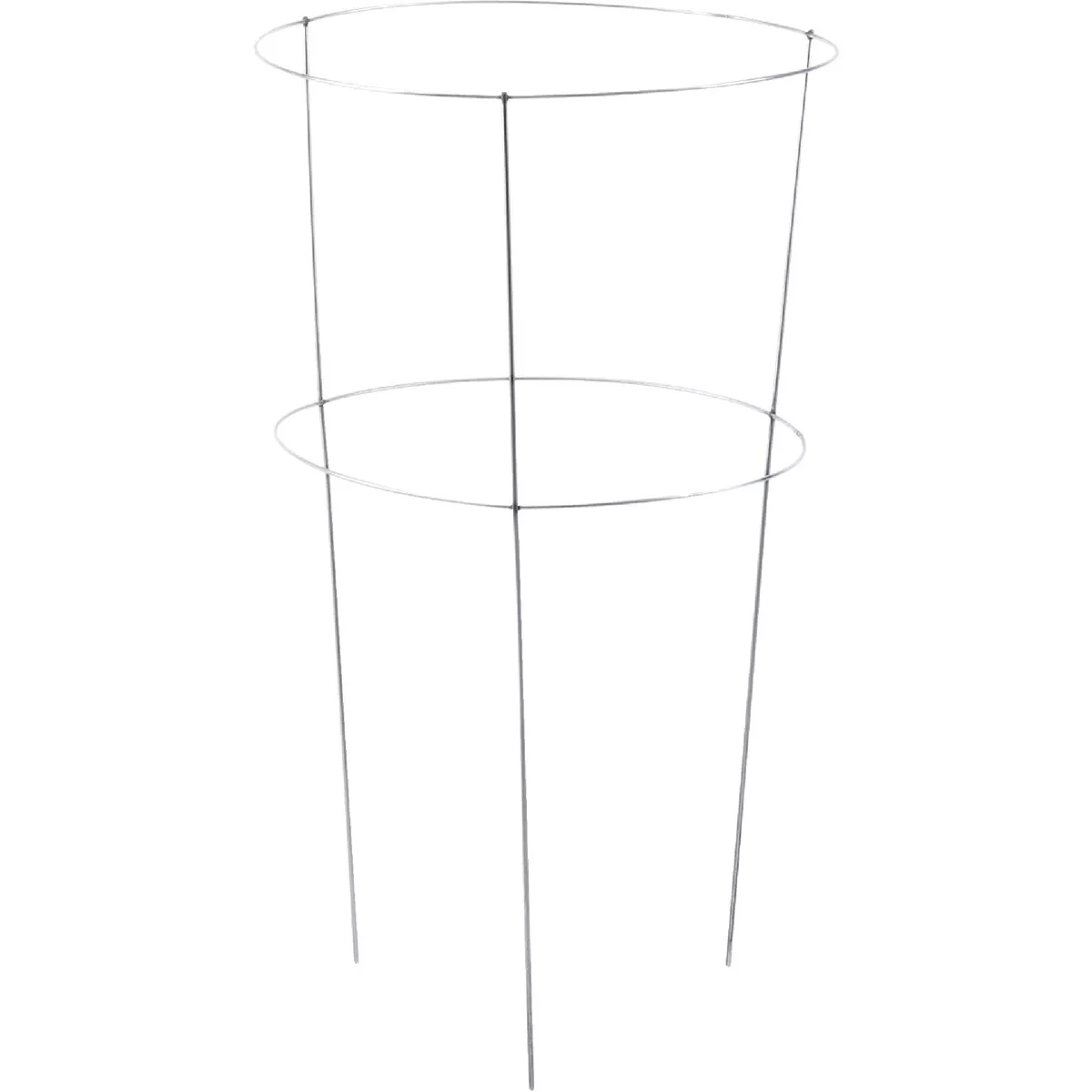 Panacea 30 In. Galvanized Wire Double Peony Ring