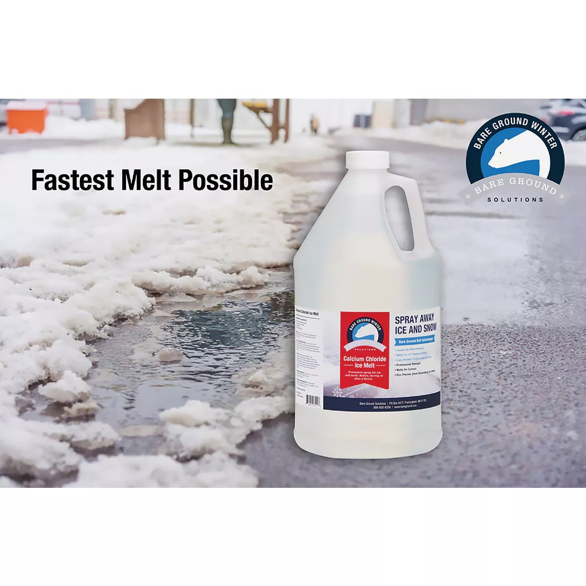 Bare Ground 1 Gal. Liquid Ice Melt - photo 2