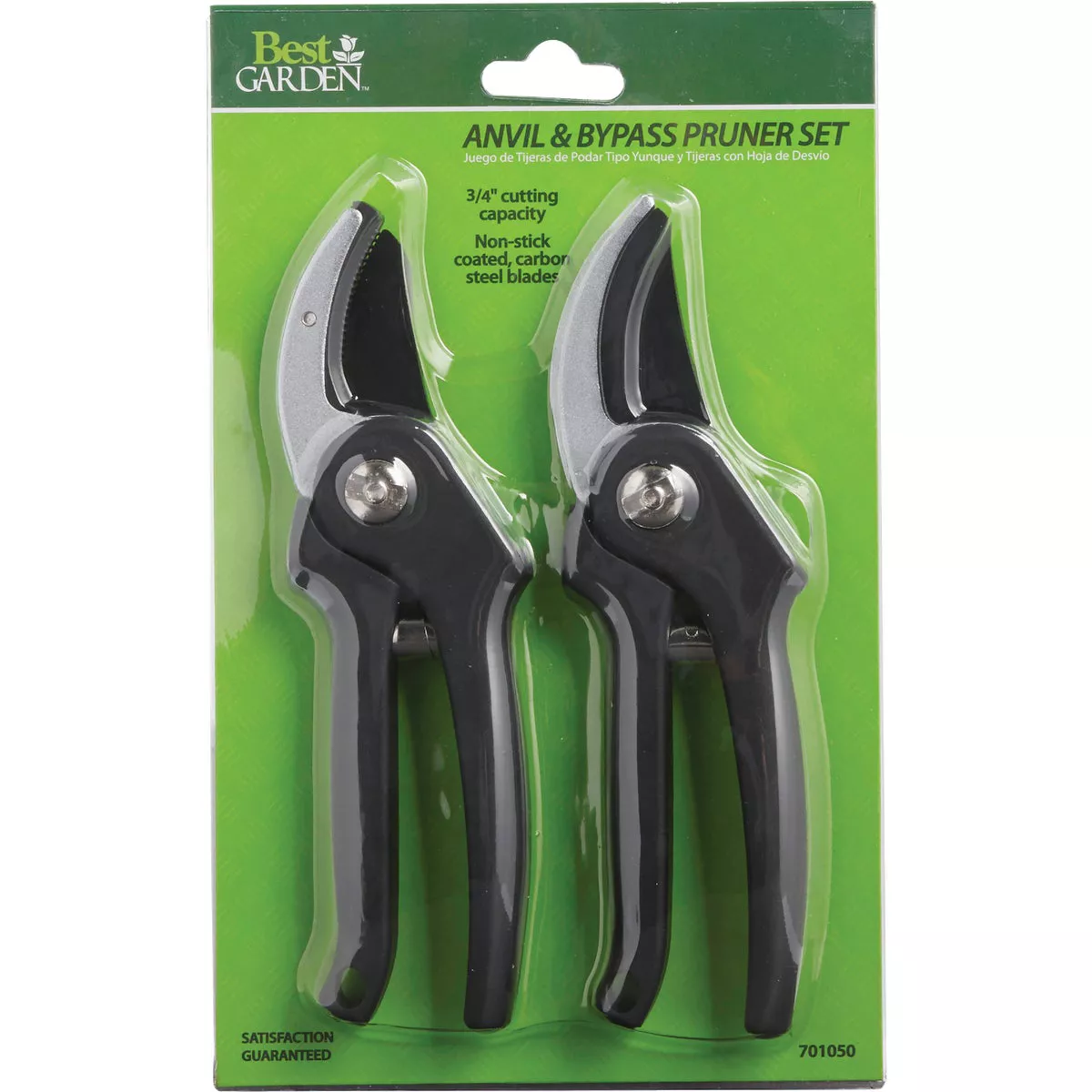 Best Garden 8 In. Bypass Pruner & 7-1/2 In. Anvil Pruner Set - photo 2