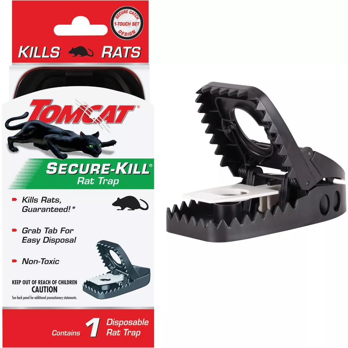 TOMCAT Secure-Kill Mechanical Rat Trap