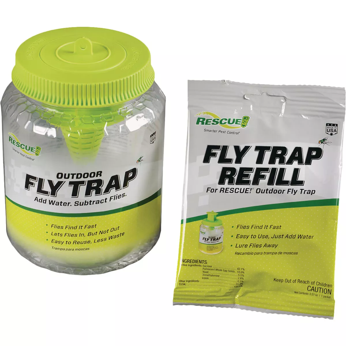 Rescue Reusable Outdoor Fly Trap - photo 2