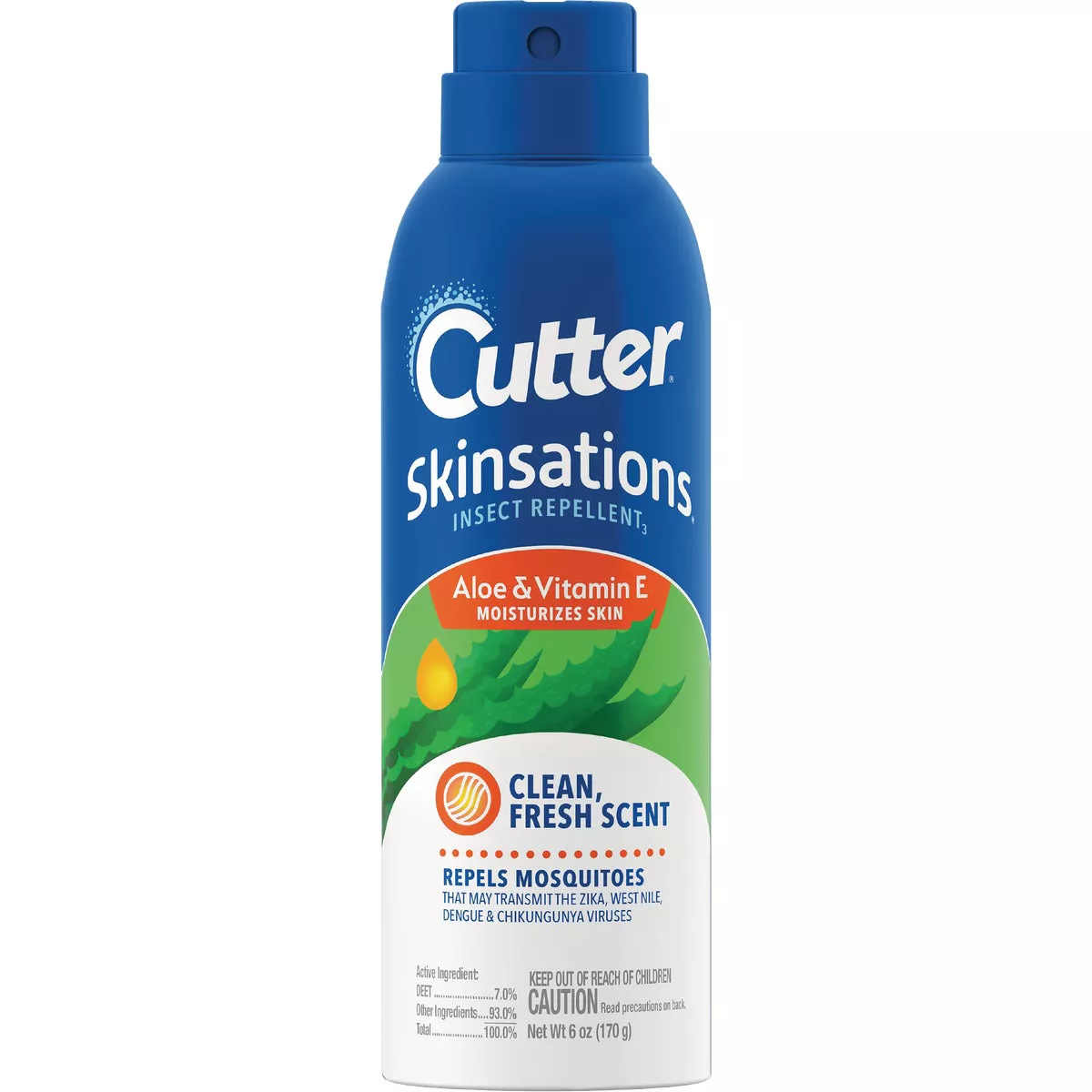 Cutter Skinsations 6 Oz. Insect Repellent Aerosol Spray