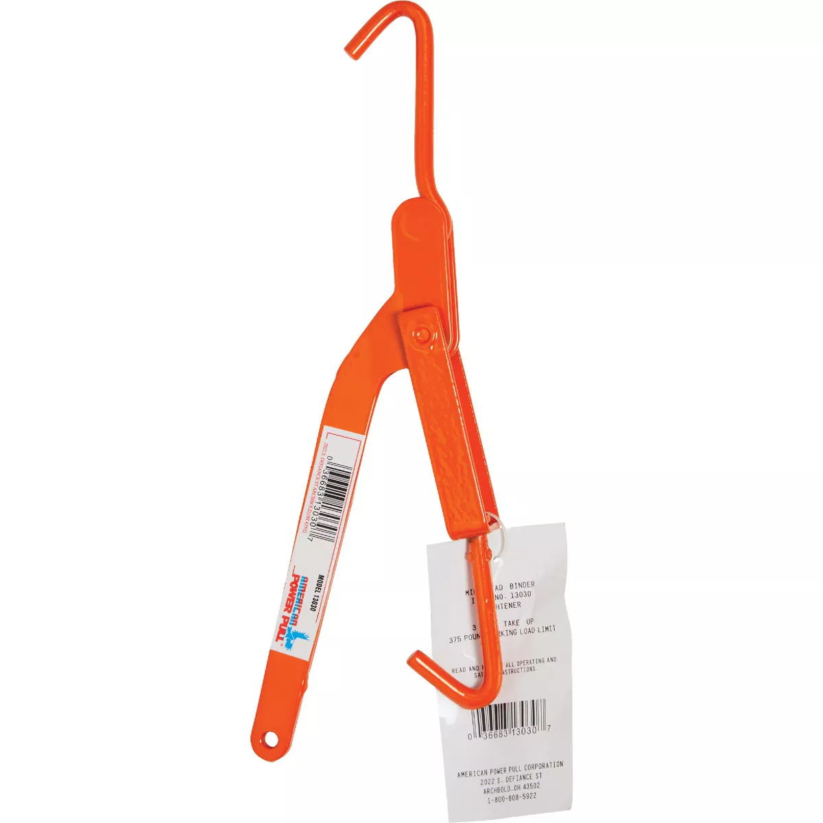 American Power Pull 1/4 In. 375 Lb. Load Capacity Lever Load Binder - photo 2