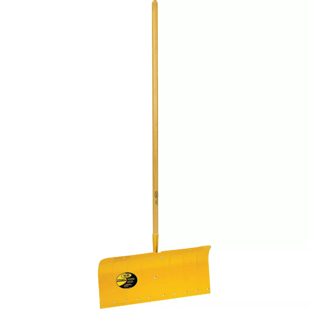 Yeoman 24 In. Aluminum Snow Pusher with 48 In. Wood Handle