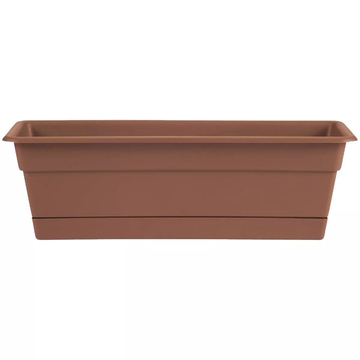 Bloem Dura Cotta 30 In. Plastic Terra Cotta Flower Box