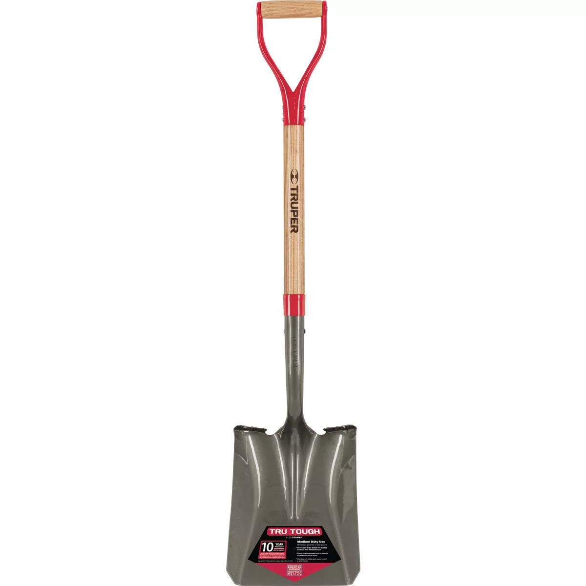 Truper Tru Tough 30 In. Wood D-Handle Square Point Shovel