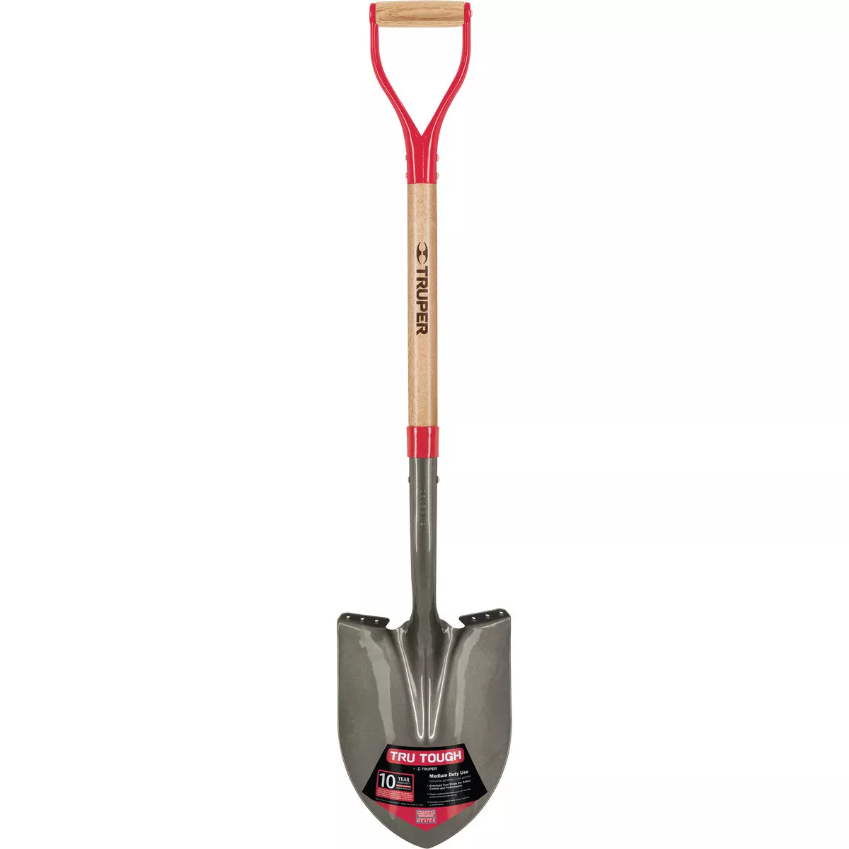 Truper Tru Tough 30 In. Wood D-Handle Round Point Shovel