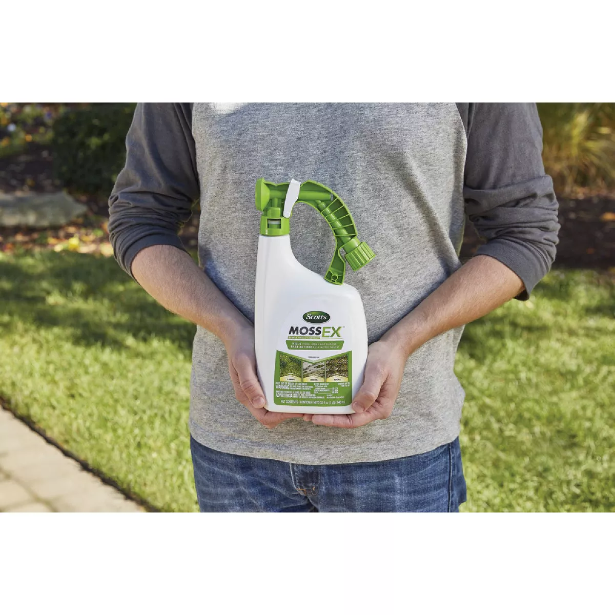 Scotts MossEx 3-in-1 32 Oz. Ready To Spray Moss Killer - photo 4
