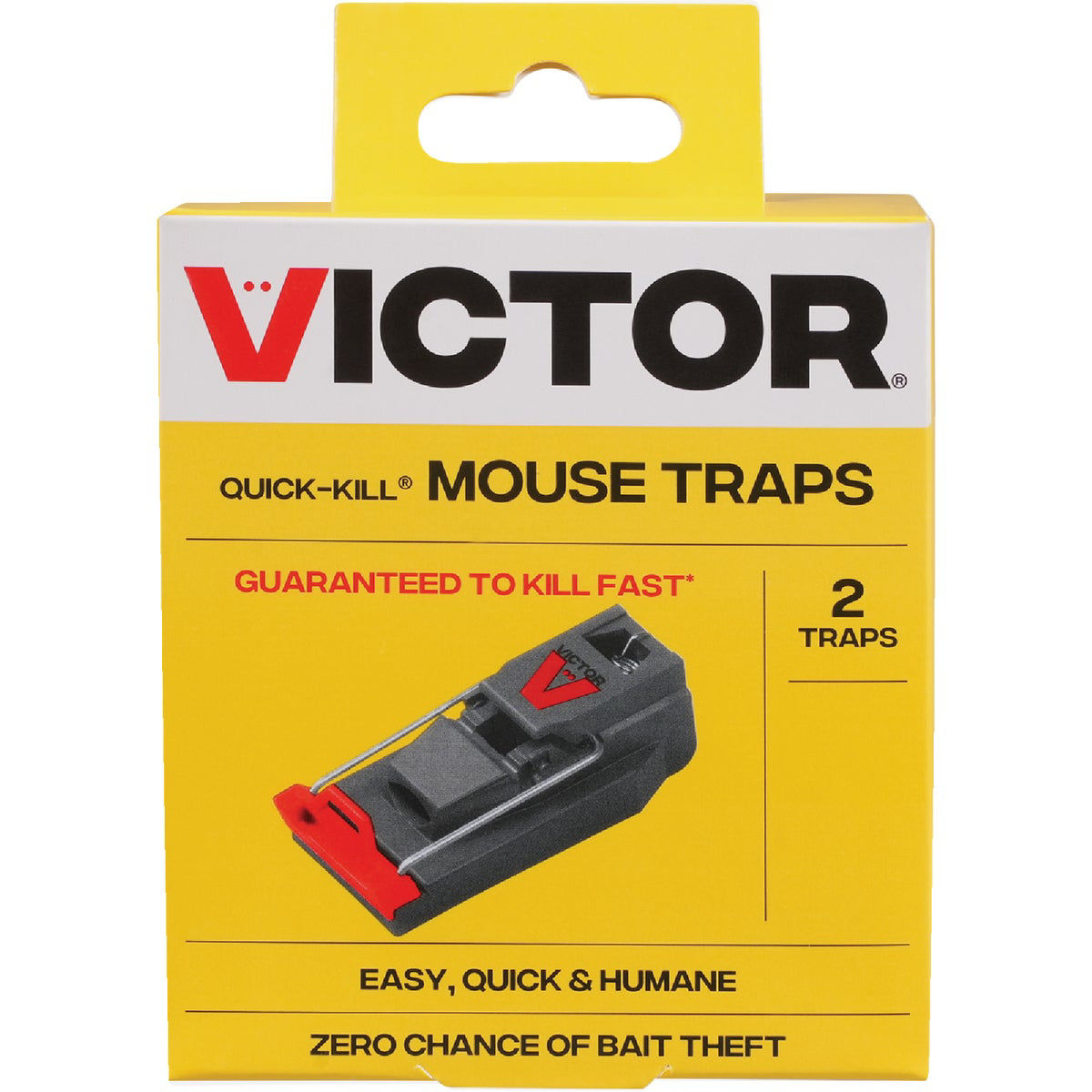 Victor Quick Kill Mouse Trap (Pack of 12 traps) Easy to Set mouse trap