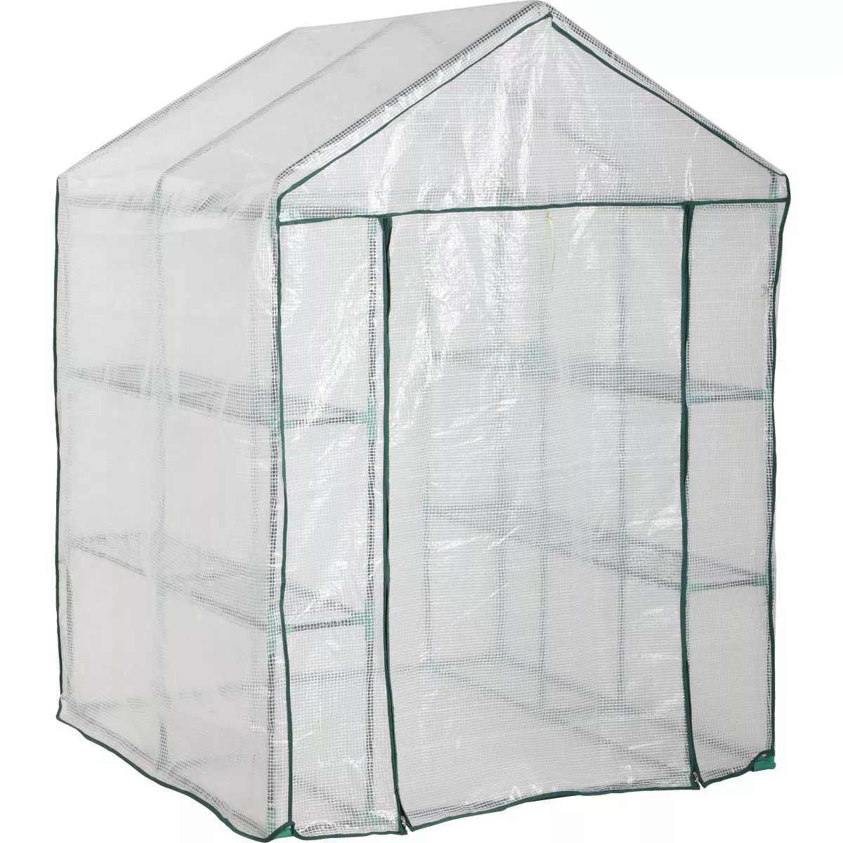 6x10ft Greenhouse Raised Base and Anchor Aluminum Heavy Duty Walk-In Greenhouses for Outdoor Backyard in All Season JBRHTWP8MQAPNM4E, image size:1200x1200