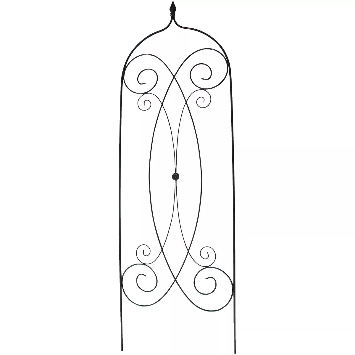 Best Garden Steel Cathedral Black Trellis