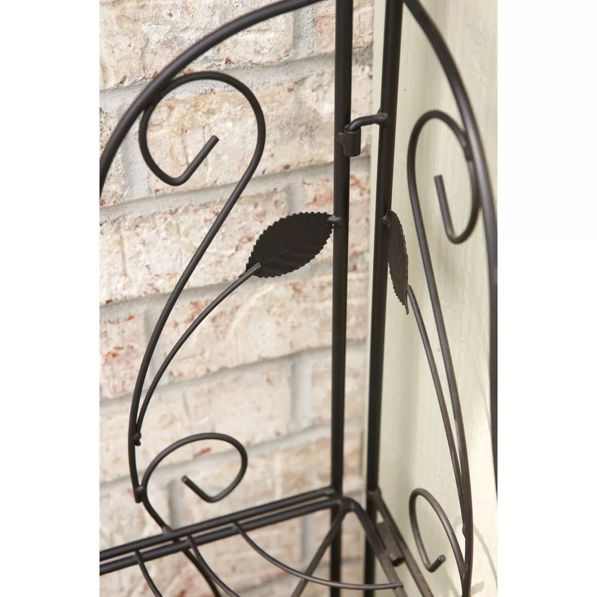 Best Garden Black Steel 45 In. Corner Plant Stand - photo 2