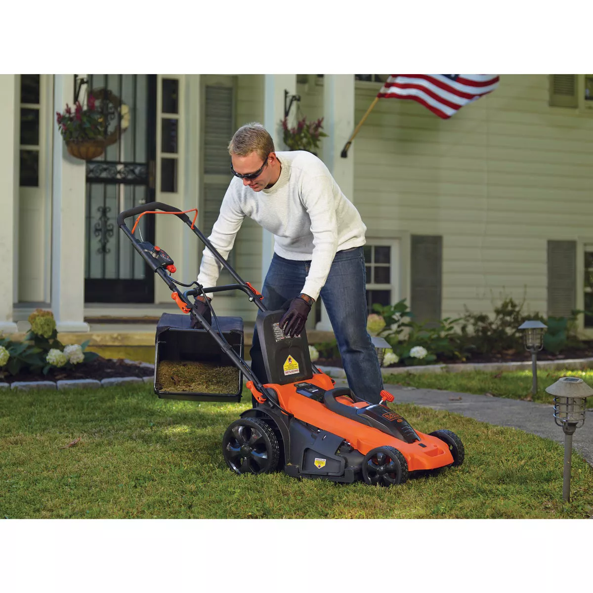 Black & Decker 20 In. 40V MAX Lithium Ion Push Cordless Lawn Mower - photo 2