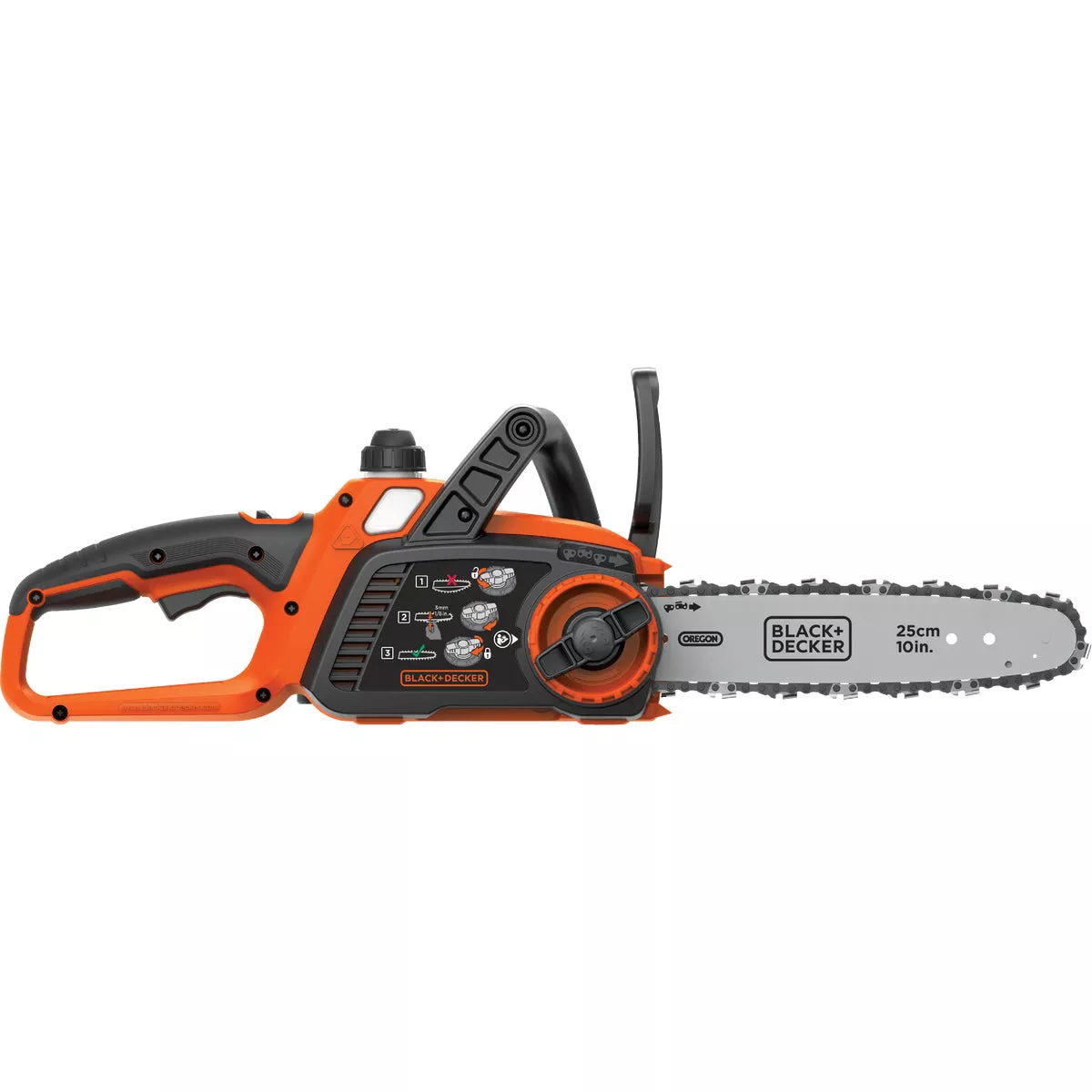 Black & Decker 10 In. 20V MAX Lithium Ion Cordless Chainsaw Kit with Battery & Charger - photo 2