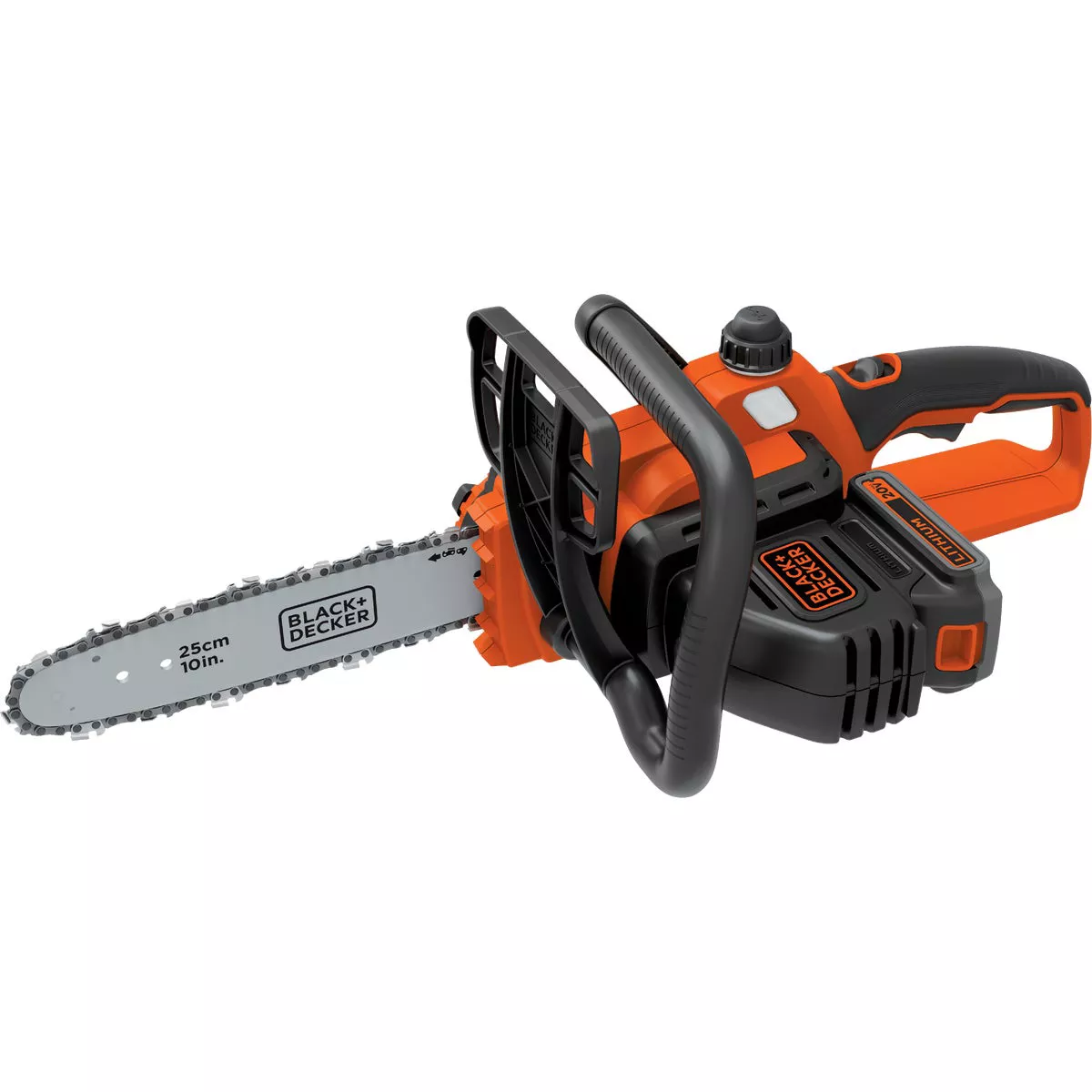 Black & Decker 10 In. 20V MAX Lithium Ion Cordless Chainsaw Kit with Battery & Charger - photo 3