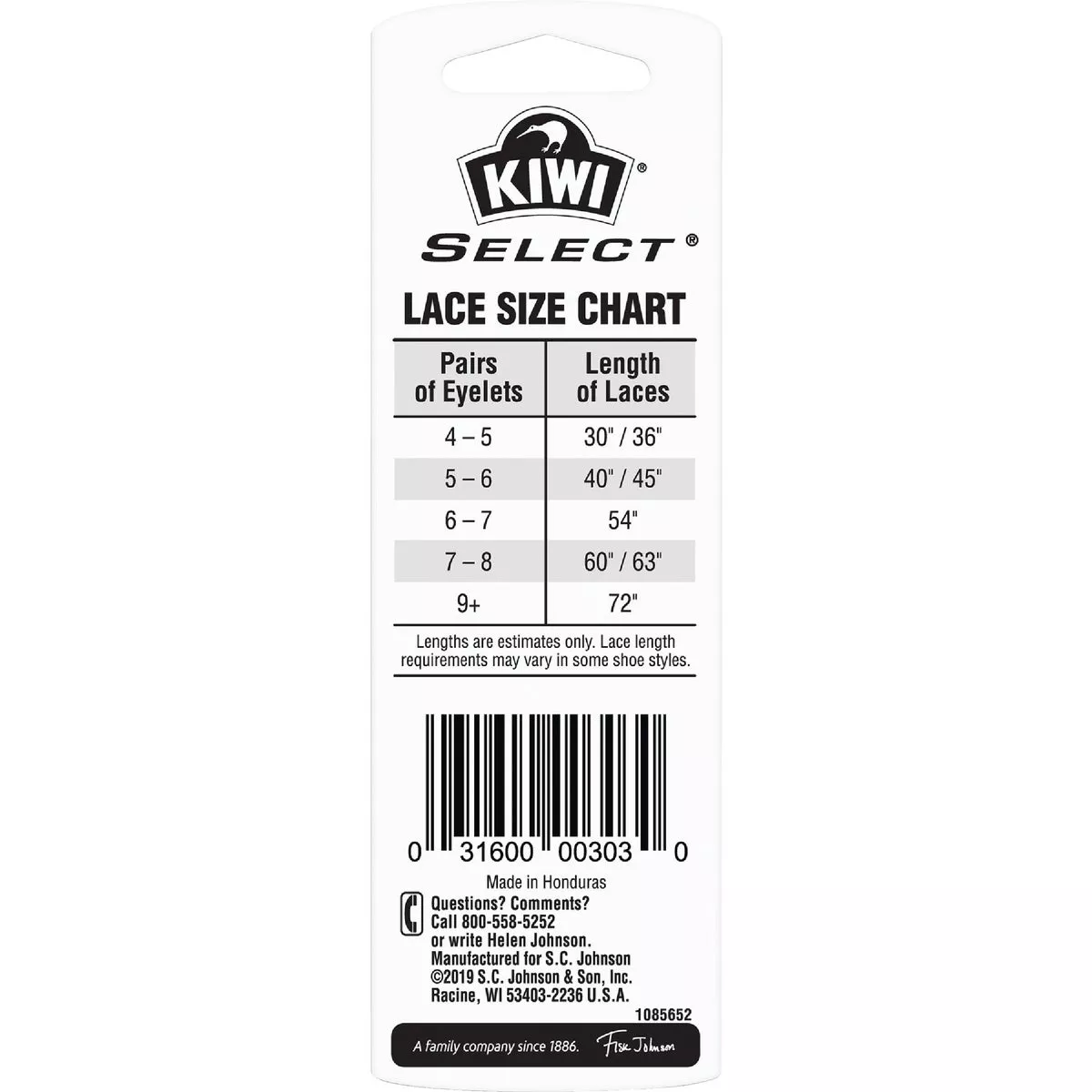 Kiwi Select Sport Flat 54 In. Athletic Laces - photo 2