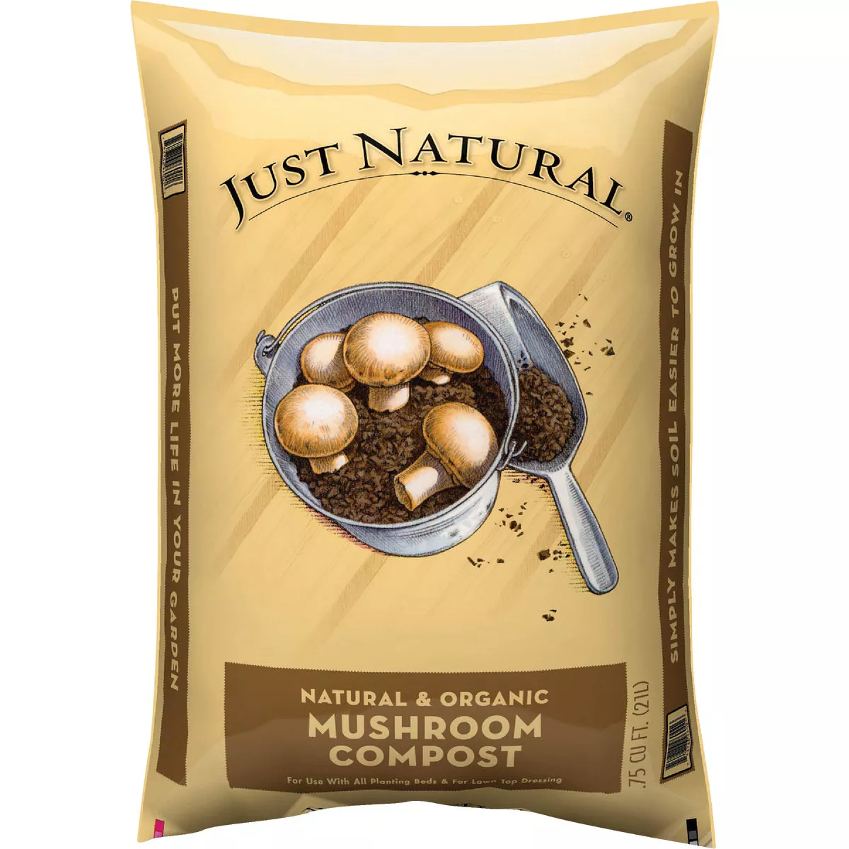 Just Natural 0.75 Cu. Ft. Mushroom Compost