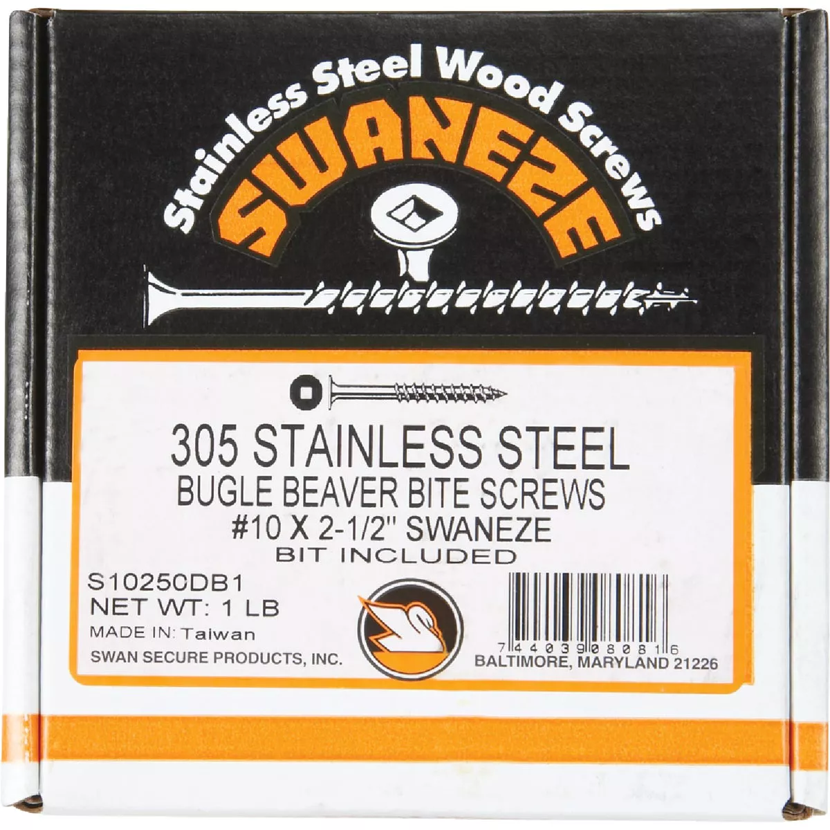 Simpson Strong-Tie #10 x 2-1/2 In. Stainless Steel Bugle Head Deck Screw (1 Lb. Box) - photo 2