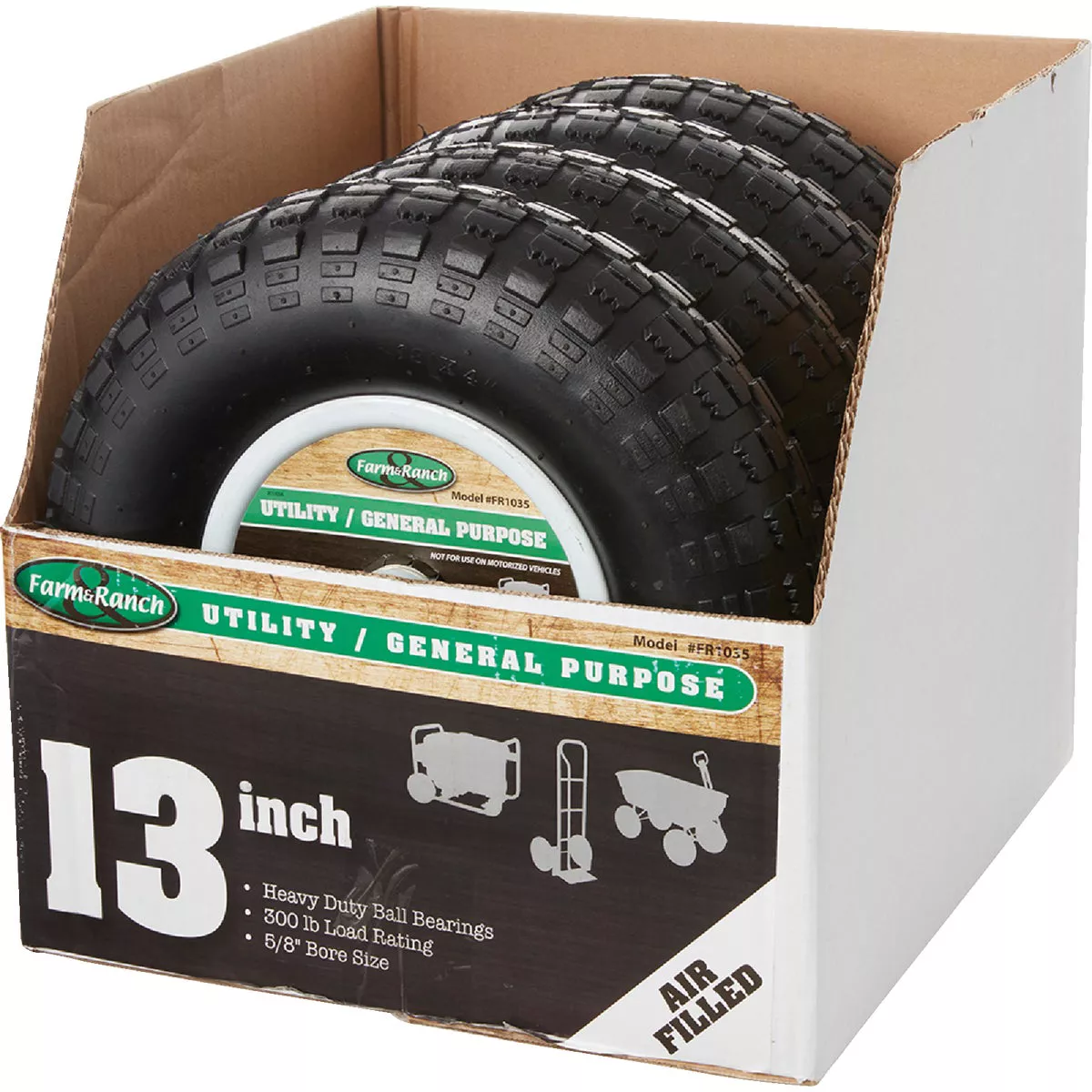 Farm & Ranch 13 In. 300 Lb. Weight Capacity Wheel And Tire - photo 3