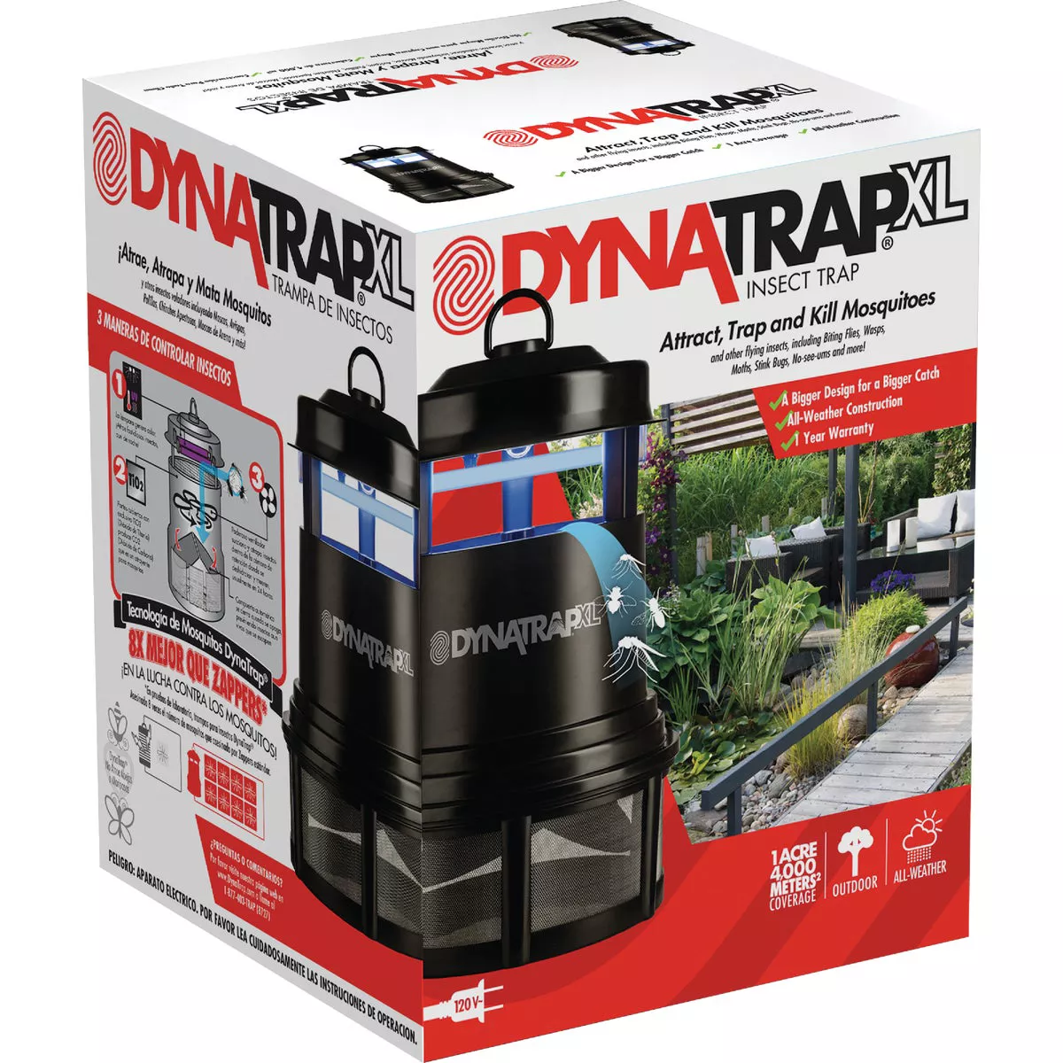 Dynatrap Reusable Indoor/Outdoor 1 Acre Coverage Area Insect Trap - photo 2