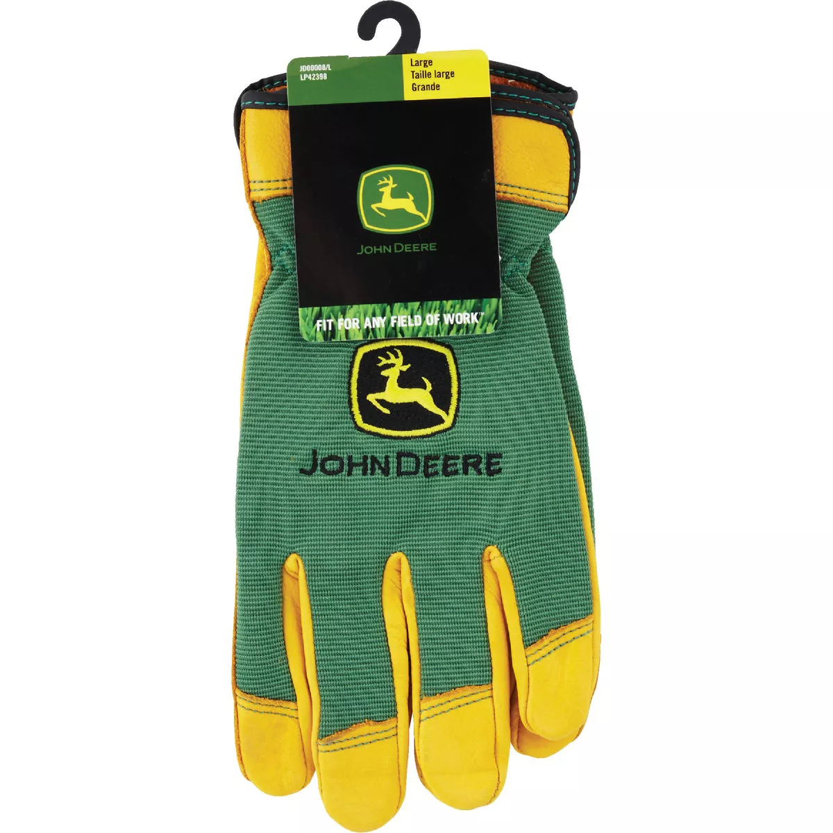 John Deere Men's Large Deerskin Leather Work Glove - photo 2
