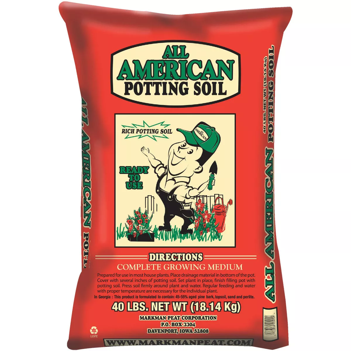 All American 40 Lb. All Purpose Potting Soil
