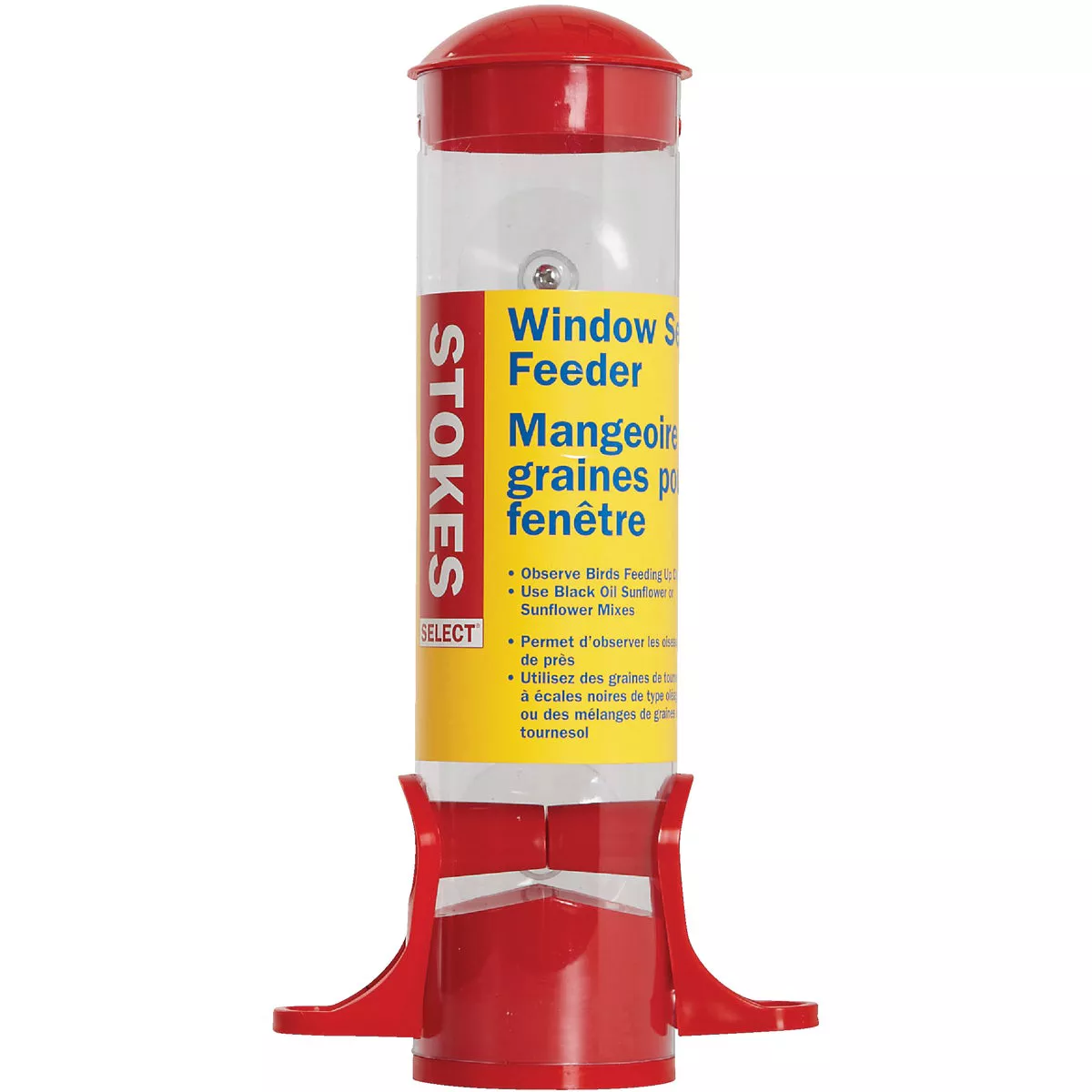 Stokes Select Red Plastic 1 Lb. Capacity Window Bird Feeder - photo 2