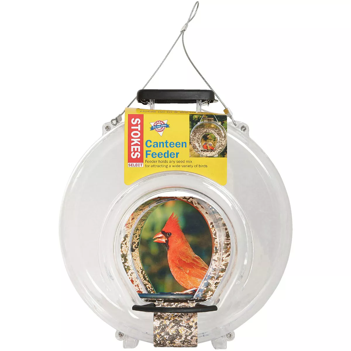 Stokes Select Clear Plastic 4.7 Lb. Capacity Canteen Bird Feeder - photo 2
