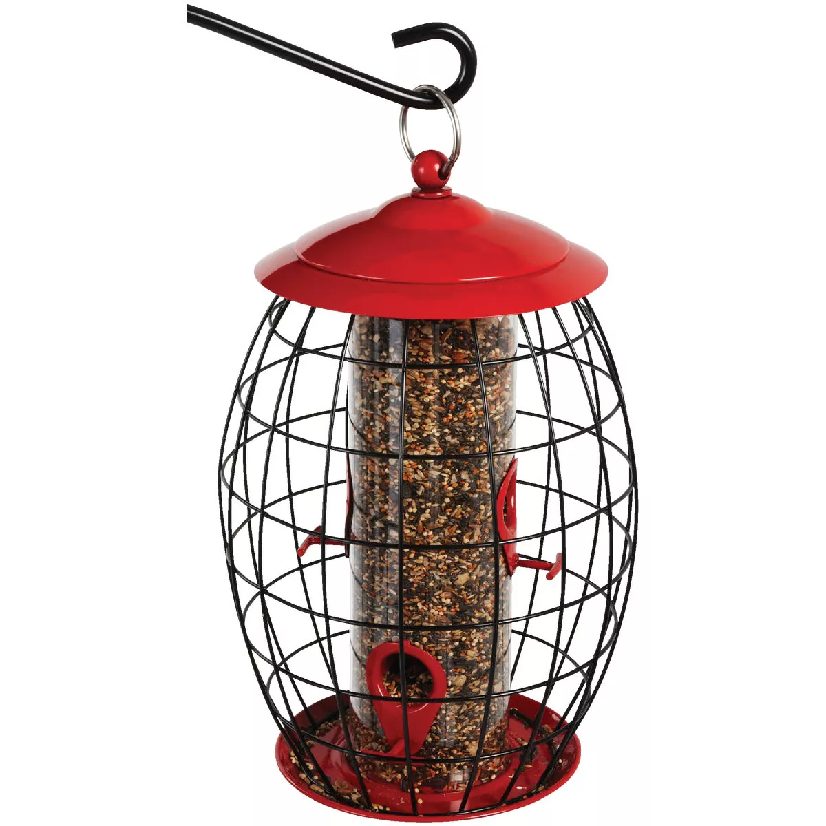 Stokes Select Sweet Tweet Cafe Red Plastic 1 Lb. Capacity Cage Bird Feeder - photo 2