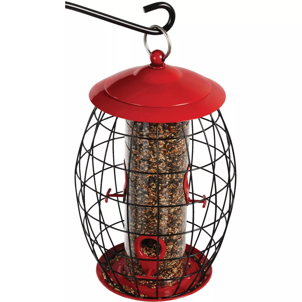 Stokes Select Sweet Tweet Cafe Red Plastic 1 Lb. Capacity Cage Bird Feeder - photo 3